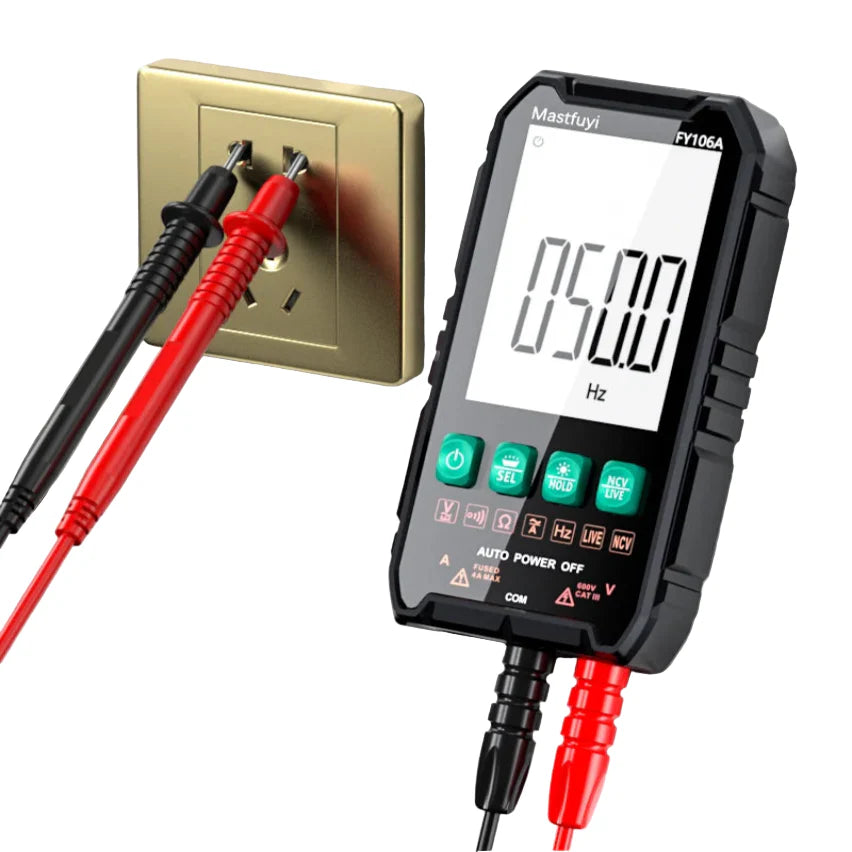 Digital Multimeter 600V AC/DC True RMS Auto-Range Tester (2 models available)