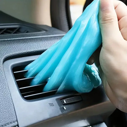 Car Cleaning Gel – Reusable Dust & Dirt Cleaning Slime for Car Interiors, Keyboards & Electronics (70g)