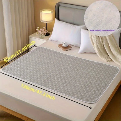 Washable Incontinence Bed Pad – Reusable Leak-Resistant Protection Mat for Adults & Pets