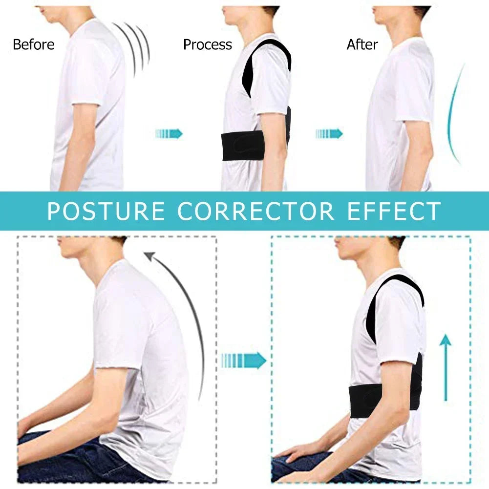 Adjustable Posture Corrector Vest – Back & Shoulder Support Brace