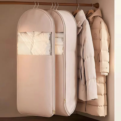 Compressed Hanging Clothes Storage Bag – Visible Wardrobe Organiser