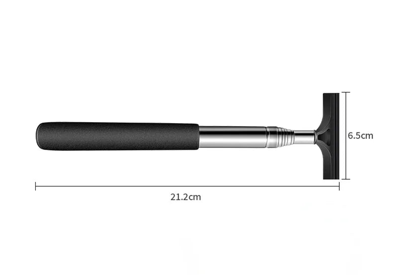 Telescopic Car Rearview Mirror Wiper – Extendable Window Cleaning Tool