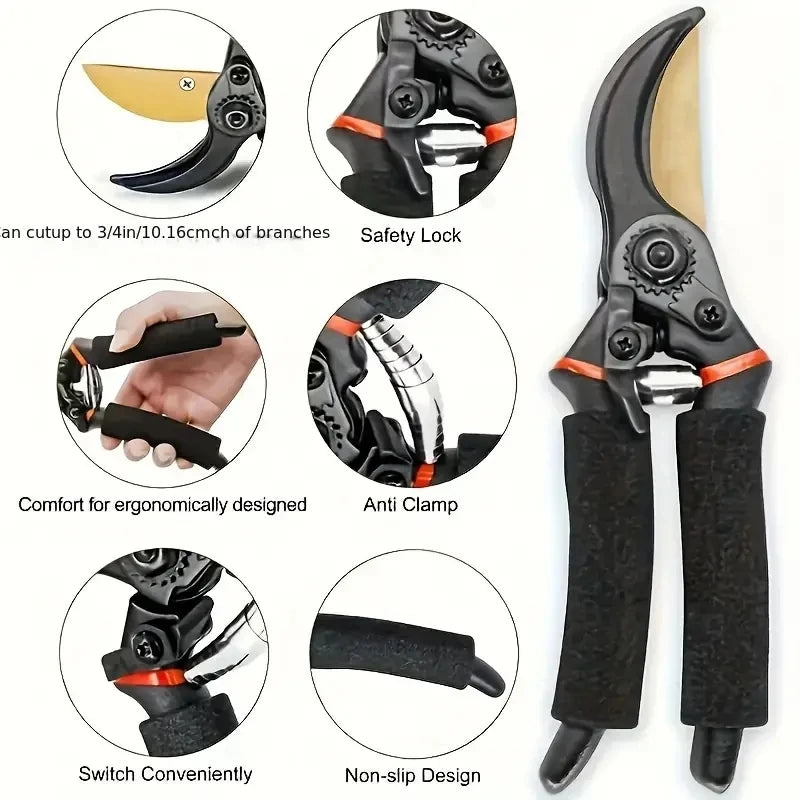 8.5" Professional Bypass Pruning Shears