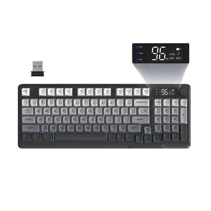 RGB Wireless Gaming Keyboard with Display & Multi-Device Connectivity