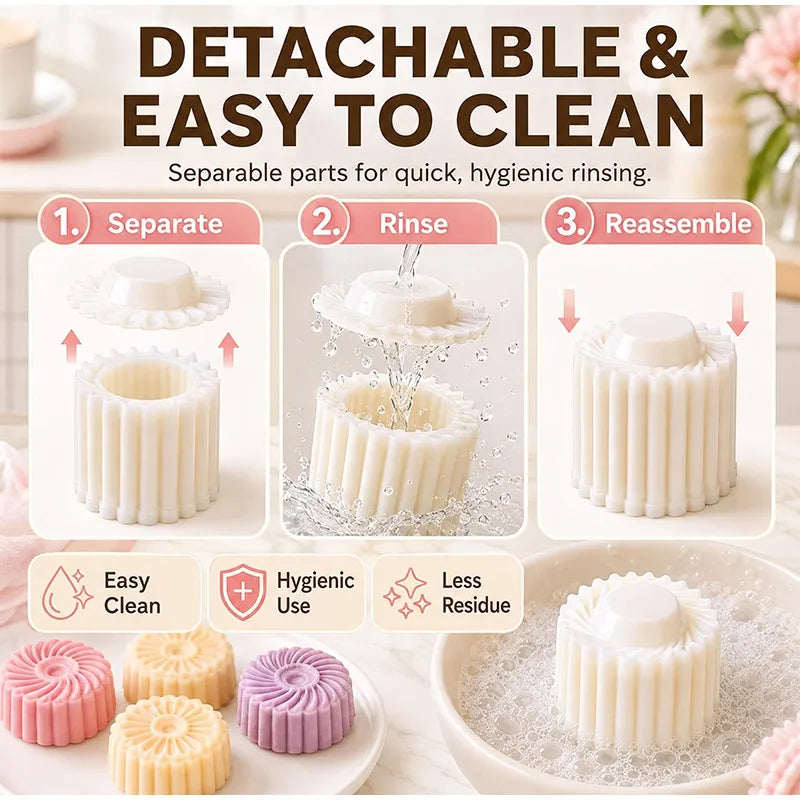 Double-Head Pastry & Mooncake Mould – Sunflower Pattern Press