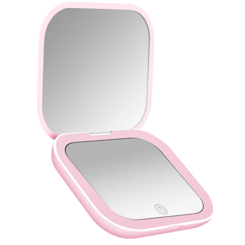 LED Compact Makeup Mirror