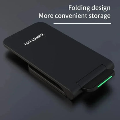 Foldable Wireless Charger Stand – Fast Charging Dock for iPhone & Android