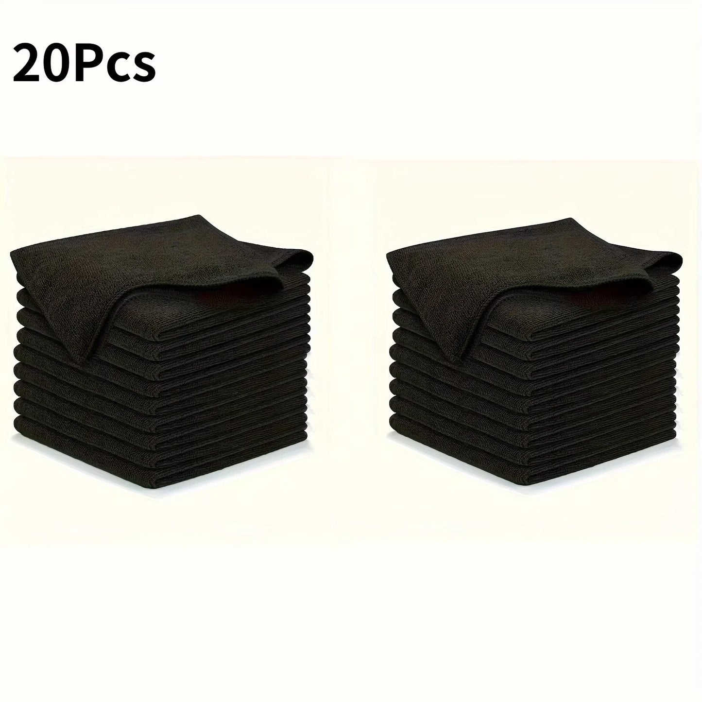 Premium Microfiber Cleaning Cloths – Lint-Free Reusable Cleaning Towels (25 × 25cm)