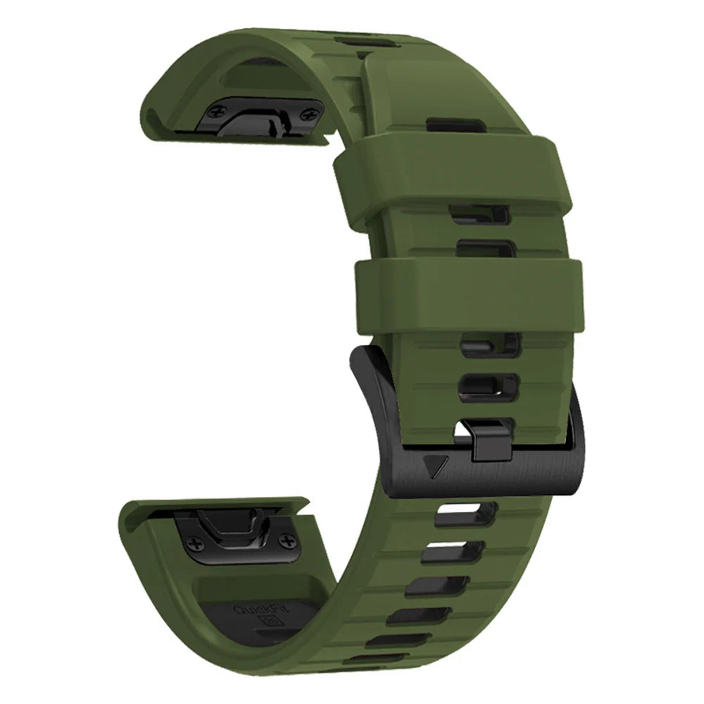 QuickFit Silicone Strap for the Garmin Flagship Models (2 sizes & 46 colours available)