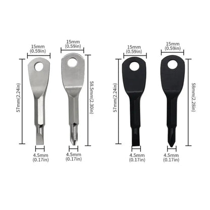 Mini Keychain Screwdriver Tool – Phillips & Slotted (2 colours available)