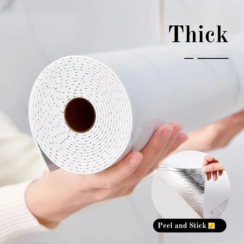 Thick Foam Marble Peel & Stick Wallpaper (available in 8 designs)