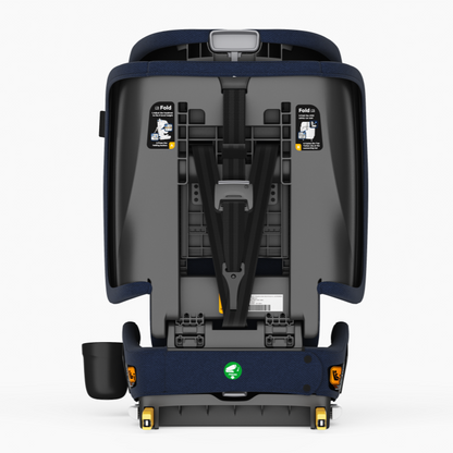 Travel Pram – FlexGo Lightweight Auto Folding Stroller with ISOFIX Booster Seat  (Blue)