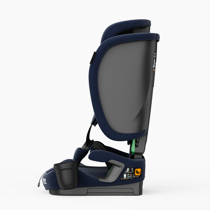 Baby Brightness SecureFit Portable Travel Booster Car Seat Dark Blue