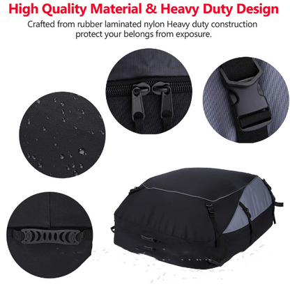 160x110x45CM Soft-Shell Vehicle Rooftop Cargo Carrier Bag