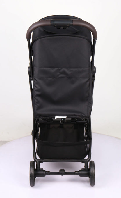 Travel Pram – AirGo Lightweight Stroller with Booster Seat (Black)