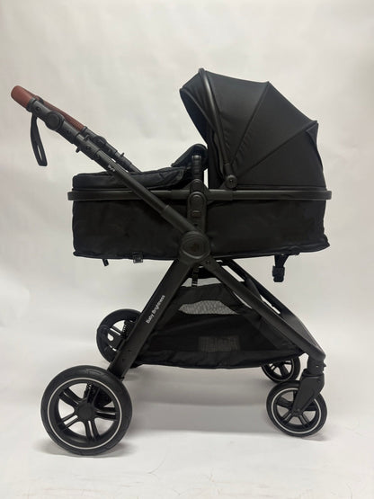 Pre-order Skyra 2-in-1 Newborn Pram & Bassinet Stroller（Black）