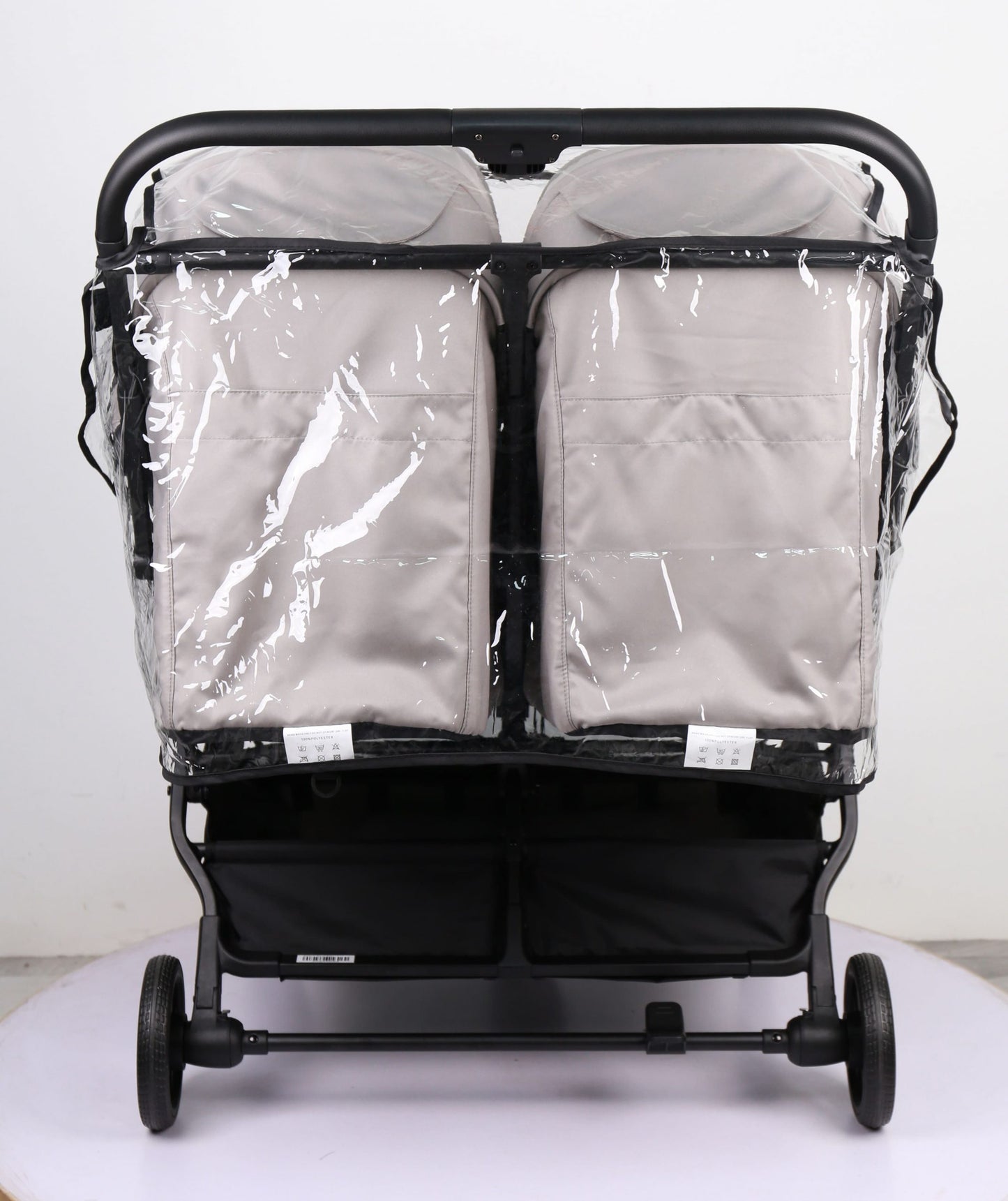 Double Pram – FlexGo Duo with Infant Capsule (Beige)
