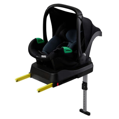 Pre-order Skyra 2-in-1 Newborn Pram & Bassinet Stroller with Car Seat and ISOFIX Base (Black/Gold) - image 38
