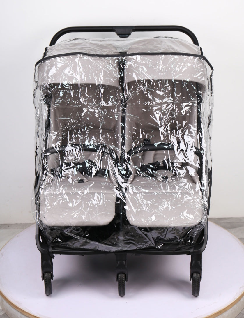 Double Pram – FlexGo Duo with Infant Capsule (Beige)