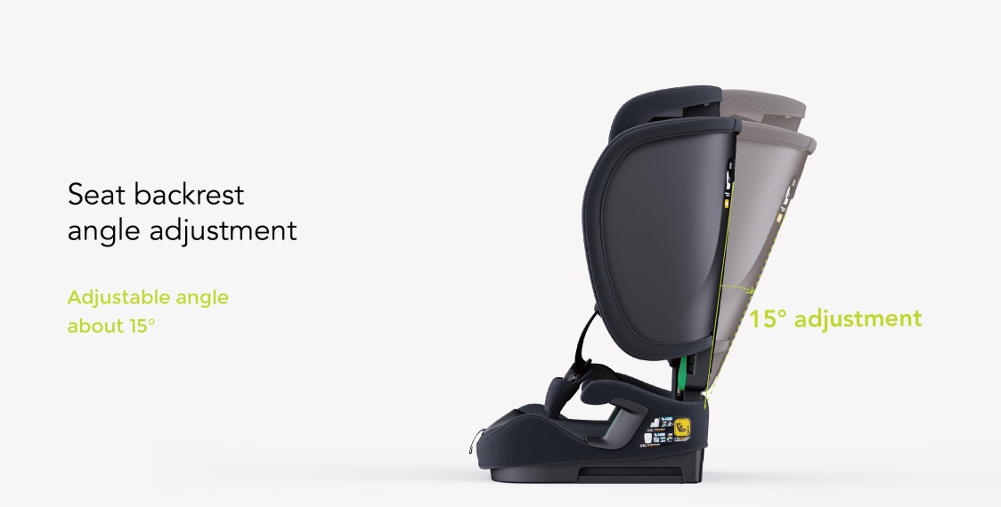 Travel Pram – FlexGo Lightweight Auto Folding Stroller with Booster Seat  (Black)