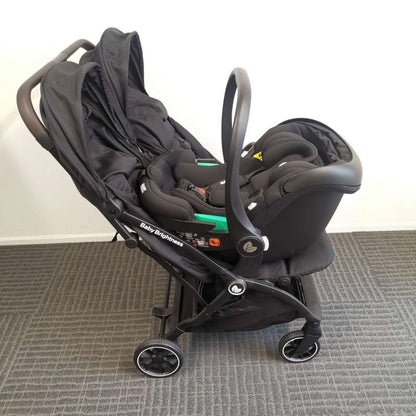 Double Pram – FlexGo Duo with Infant Capsule and Rotating ISOFIX Base(Black) - image 26