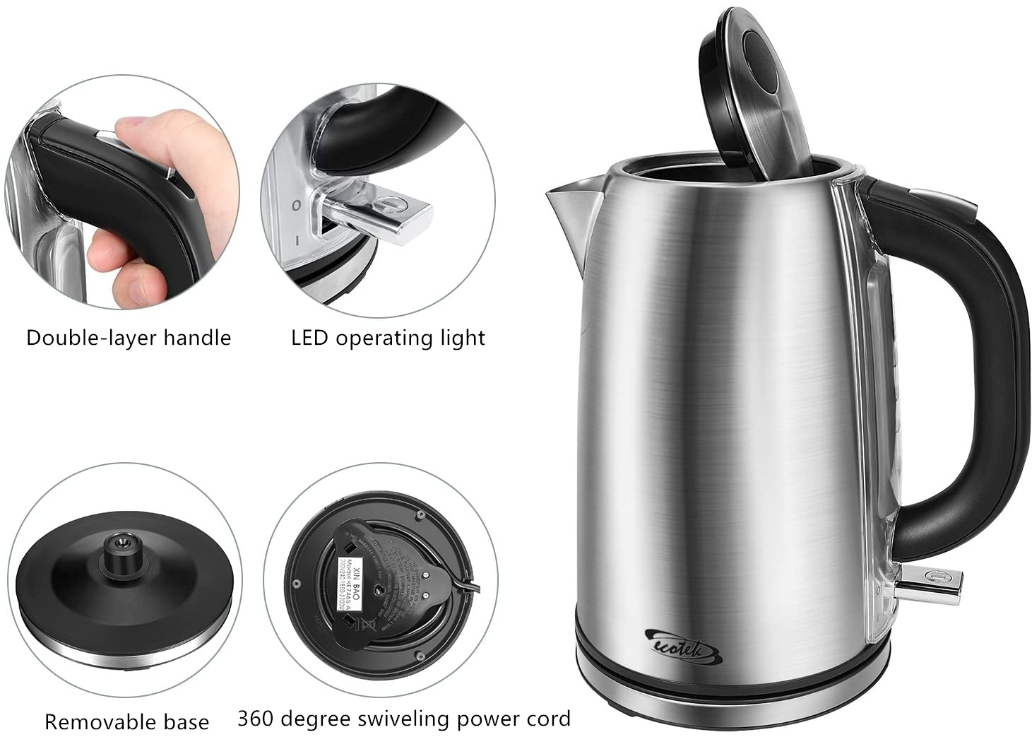 Electric Kettle 1.7 Litre - salelink.co.nz