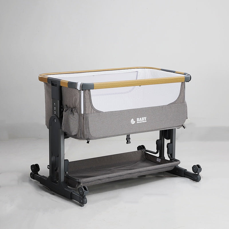 Baby Brightness Co Sleeper Bassinet Grey