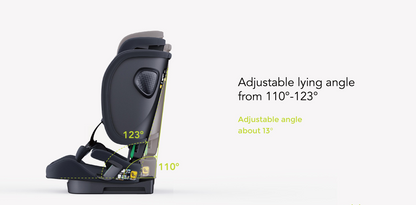 Travel Pram – SwiftGo Lightweight Stroller with Booster Seat (Black)