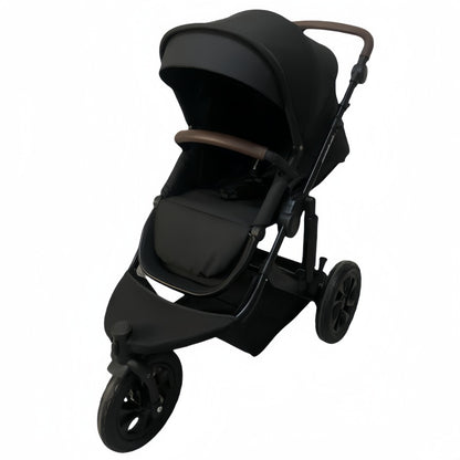 Pre-order Newborn Pram – EasyGo 1+ Three Wheel Stroller (Black) ETA: 31st October 2025
