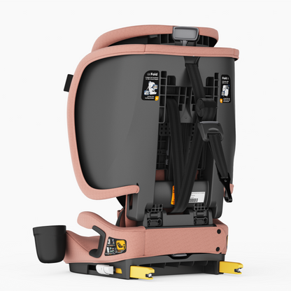 Baby Brightness AirGo Lightweight Compact Travel Pram and Portable ISOFIX Travel Booster Car Seat Pink