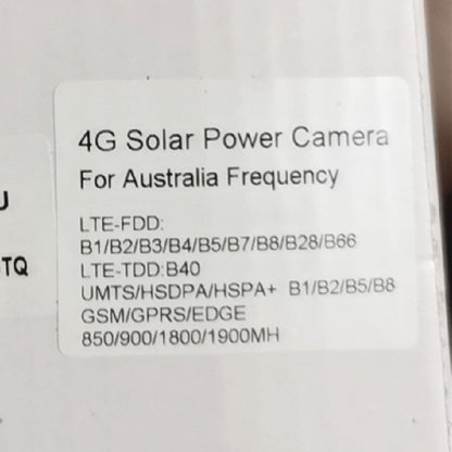 Solar 4G Security Camera 1080P PTZ Camera