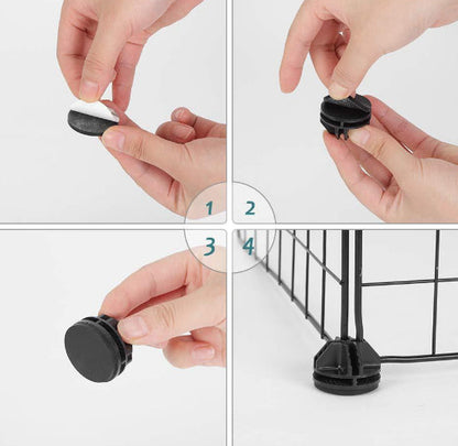 Puppy Fence with Cable Ties