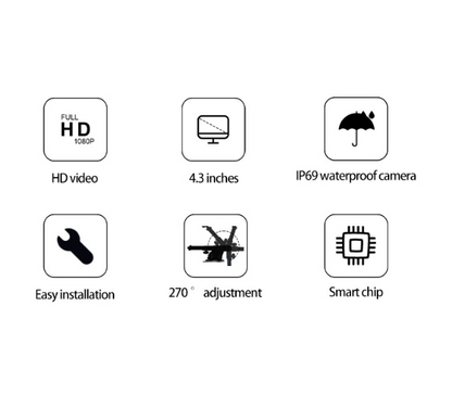 Back Seat Baby Car Camera 4.3inch