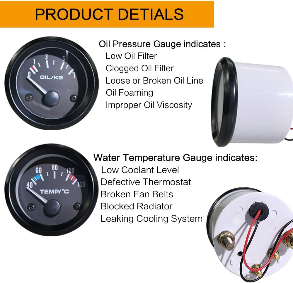 3in1 Car Meter Auto Gauge - salelink.co.nz