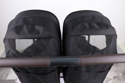 Double Pram – FlexGo Duo double stroller Black