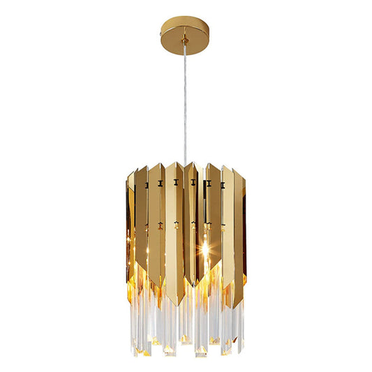 Modern Crystal Pendant Light Gold