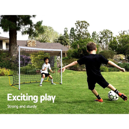 1.5x2.4m Portable Soccer Football Goal Net Set