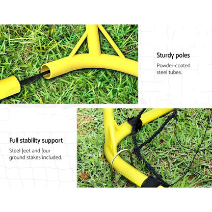 1.5x2.4m Portable Soccer Football Goal Net Set