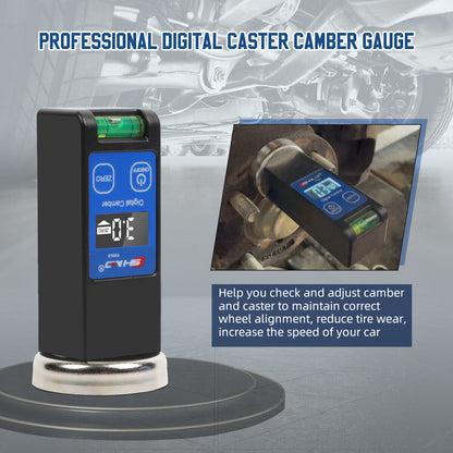 Digital Caster Camber Gauge Car Truck LCD Strut Magnetic Wheel Alignment Tool