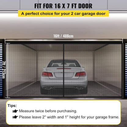 Garage Door Screen - 488 x 213cm