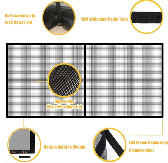 Garage Door Screen - 488 x 213cm