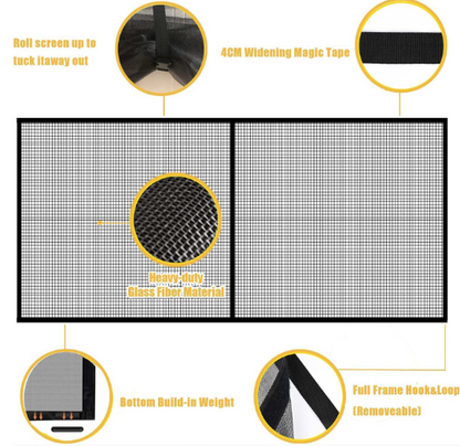 Garage Door Screen - 488 x 213cm