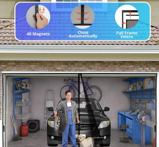 Garage Door Screen - 488 x 213cm