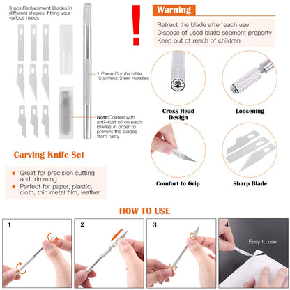 34PCS 3D Printer Accessories Tool Kit