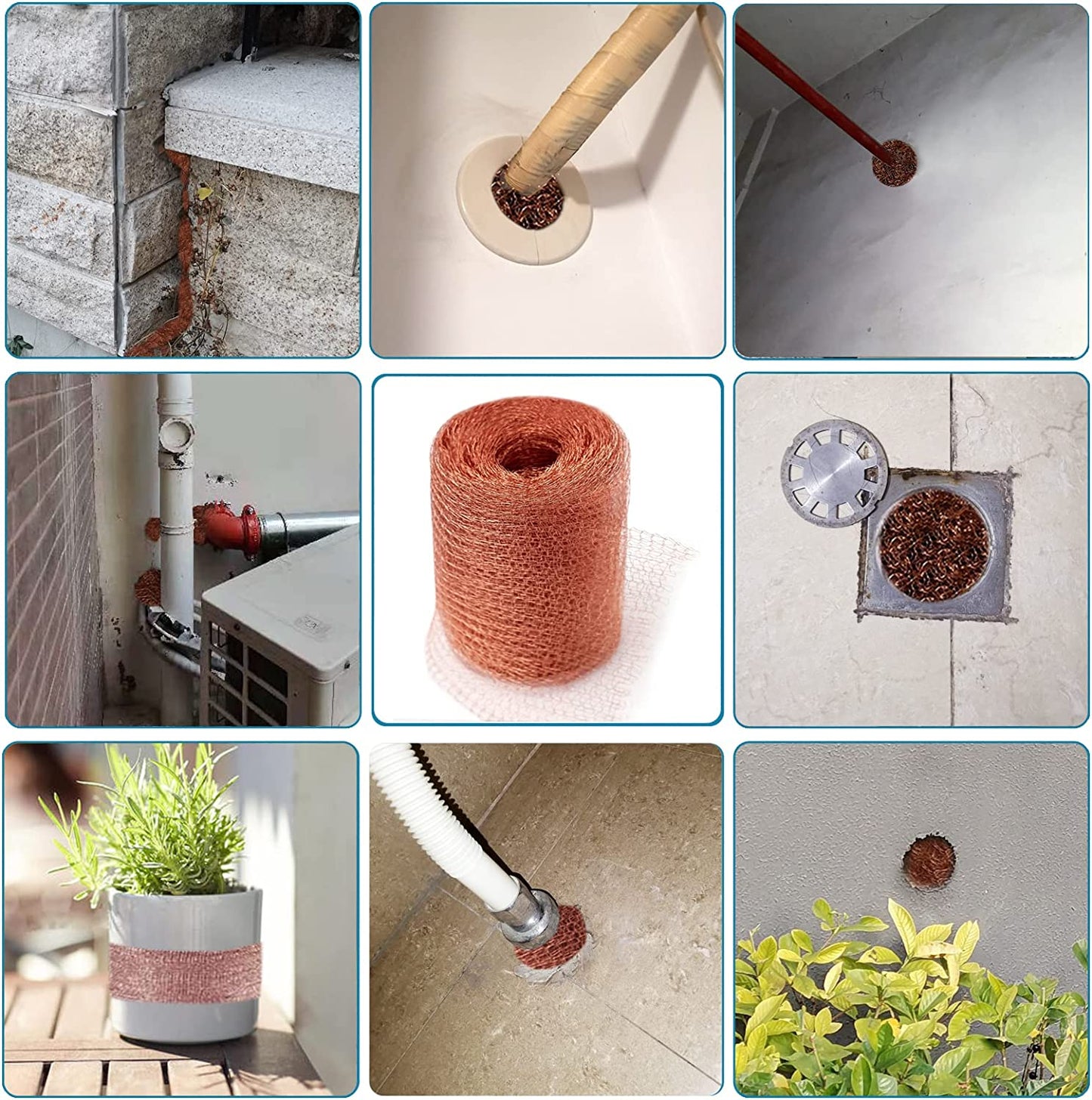6m Fine Wire Mesh Roll Pure Copper Mesh Rodent Pest Control - salelink.co.nz