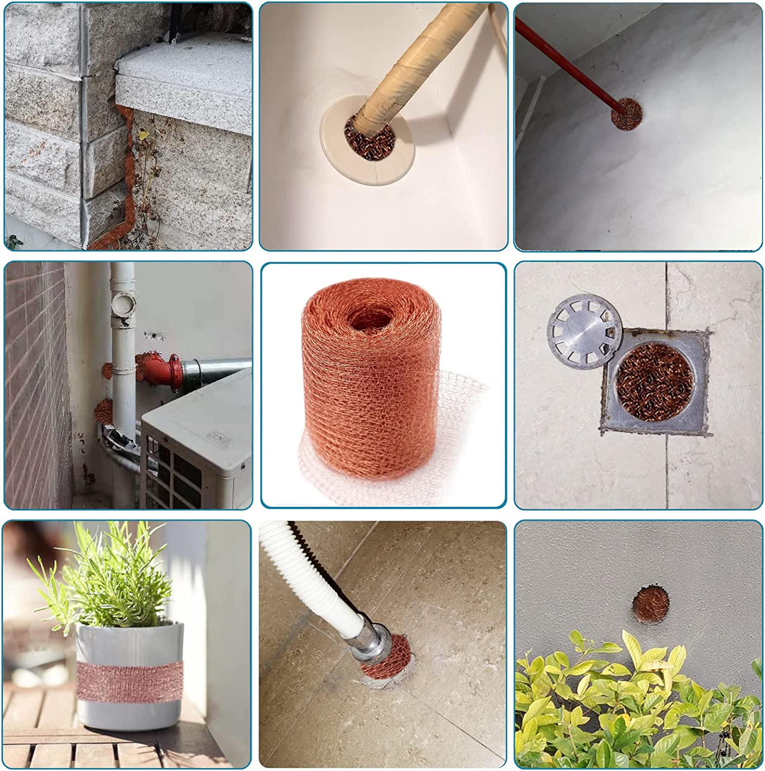 6m Fine Wire Mesh Roll Pure Copper Mesh Rodent Pest Control - salelink.co.nz