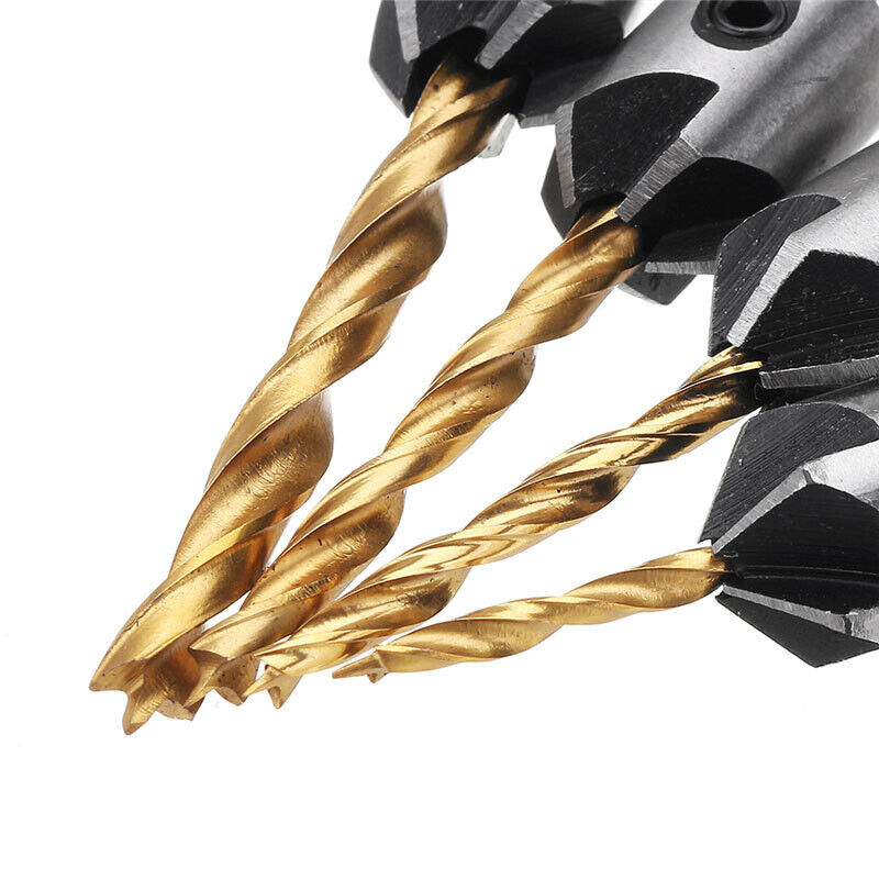 8pcs Woodworking Countersink Drill