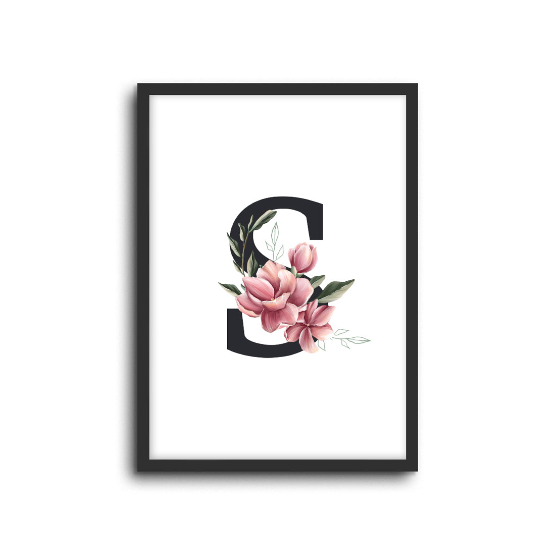 Wall Print |  Magnolia Initials