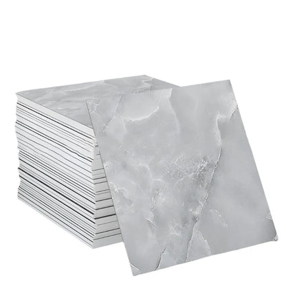 PVC Self-Adhesive Marble Waterproof Floor Tiles (available in 10 designs)