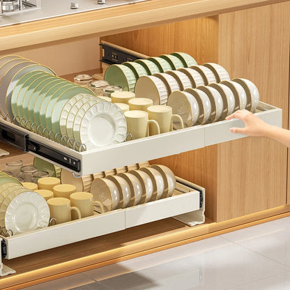 Pull-Out Cabinet Organiser – Under Sink & Kitchen Dish Storage Rack